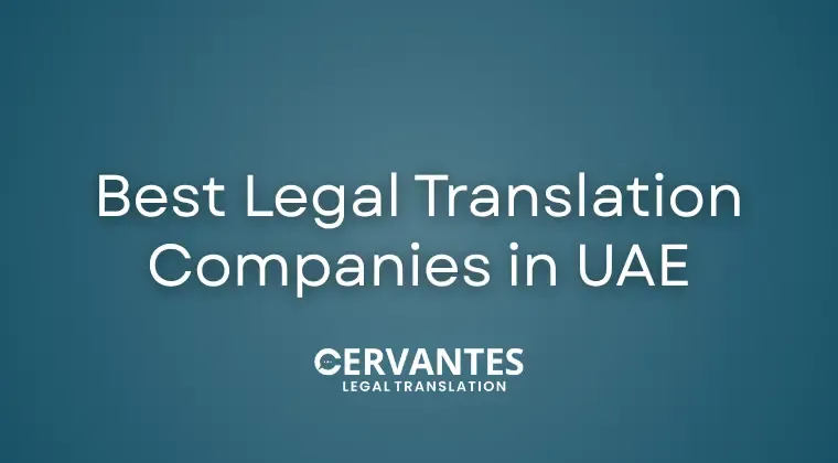 Best Legal Translation Companies in UAE 