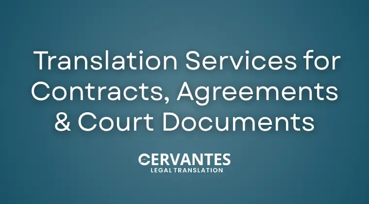 Certified Legal Translation Services for Contracts, Agreements & Court Documents in the UAE