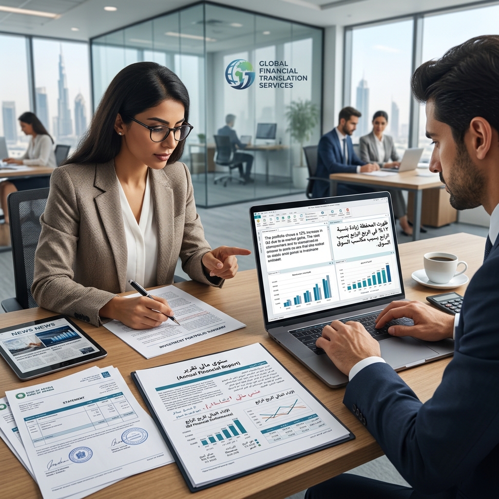 English to Arabic Financial Translation