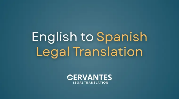 English to Spanish Legal Translation for Contracts, Affidavits & Court Filings (ES)