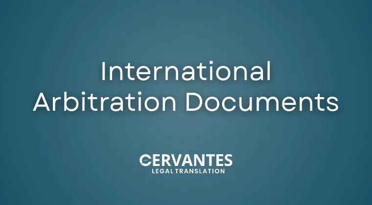 International Arbitration Documents