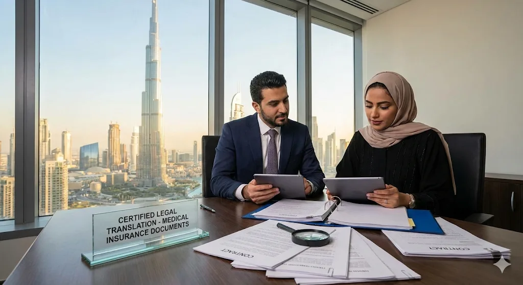 الترجمة القانونية لوثائق التأمين الطبي