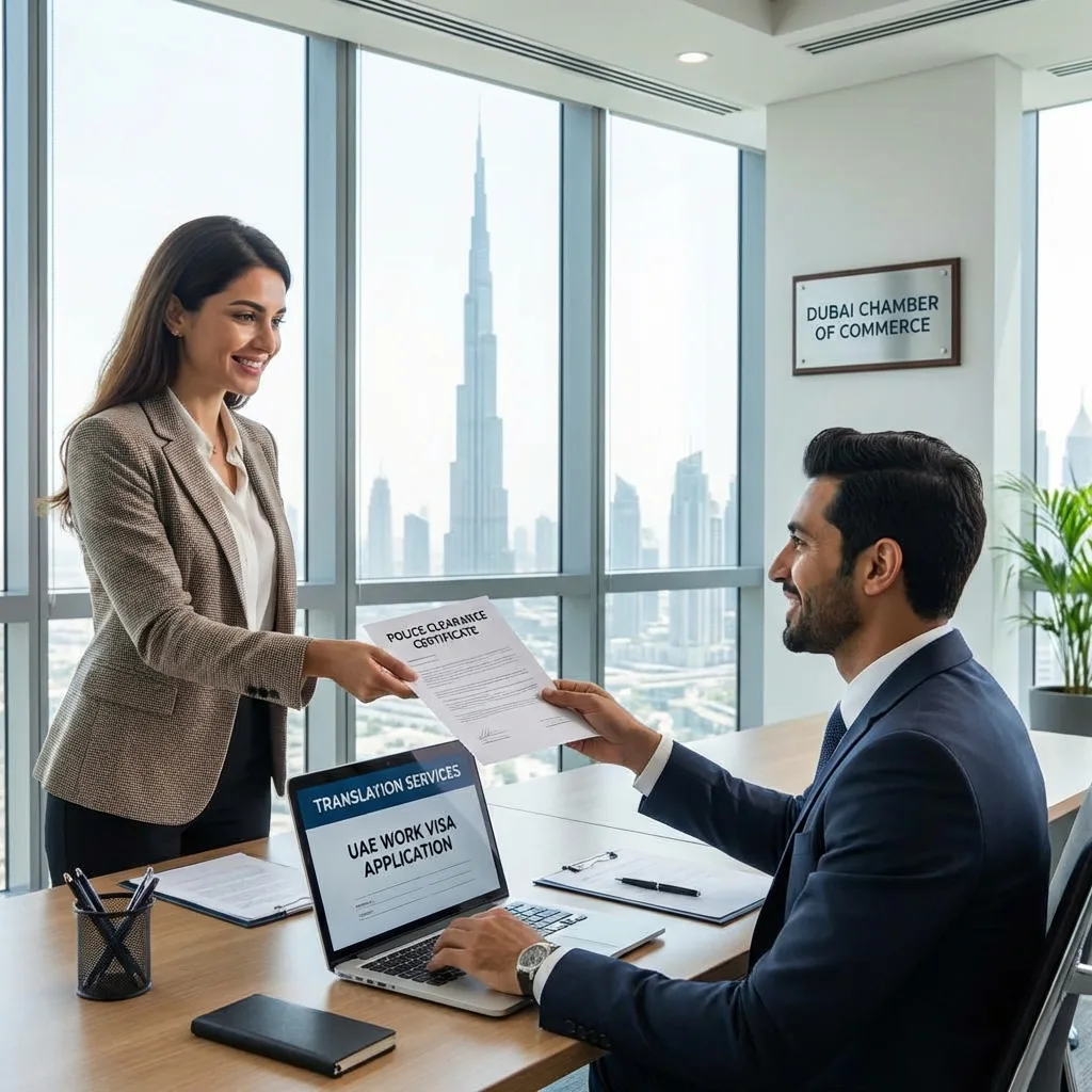 ترجمة شهادات بحث الحالة الجنائية لتأشيرات العمل