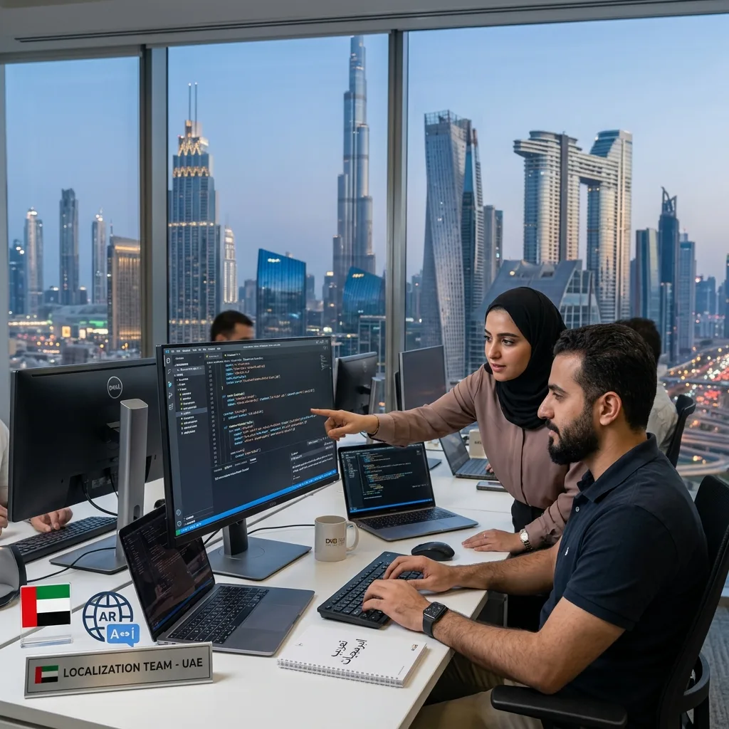 توطين البرمجيات للمستخدمين في الإمارات