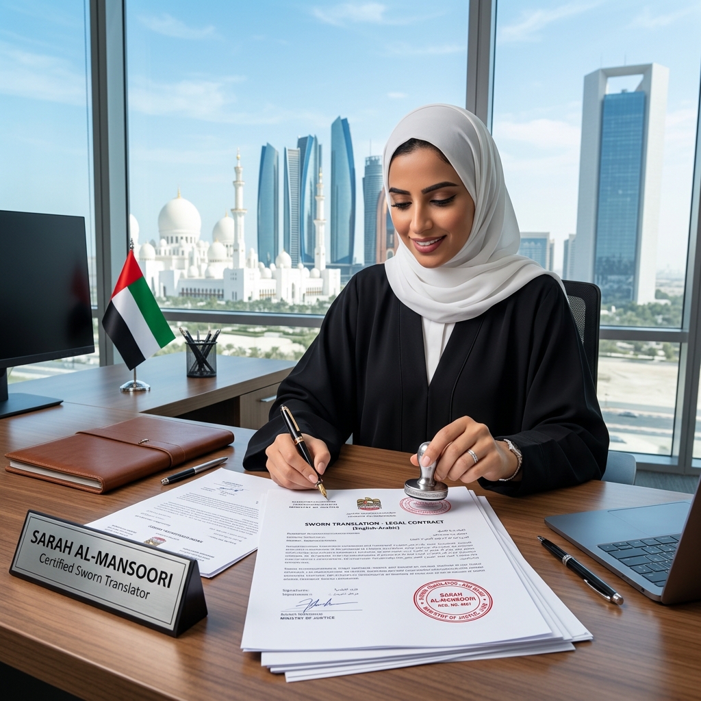 Sworn Translation Services for Abu Dhabi Courts