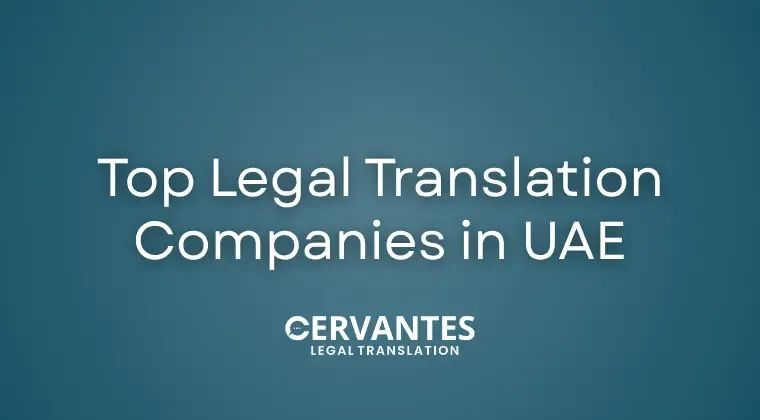 Top Legal Translation Companies in UAE 