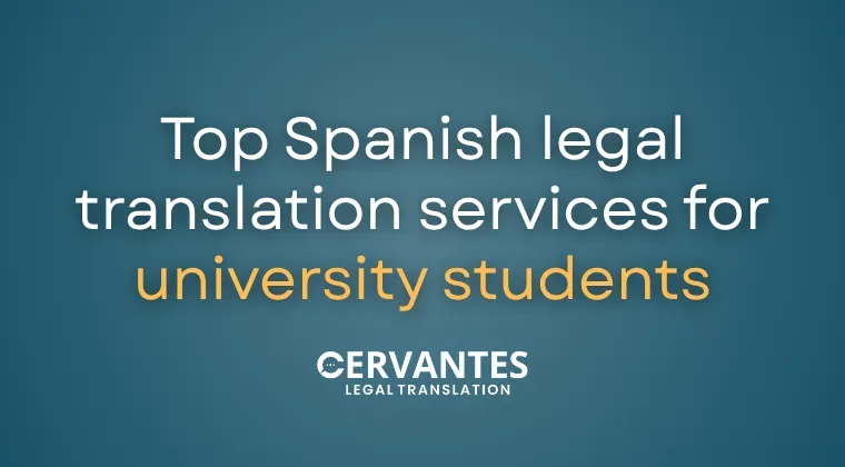 Top Spanish legal translation services for university students 