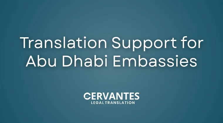 Translation Support for Abu Dhabi Embassies